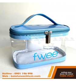 Túi mỹ phẩm thời trang trong suốt