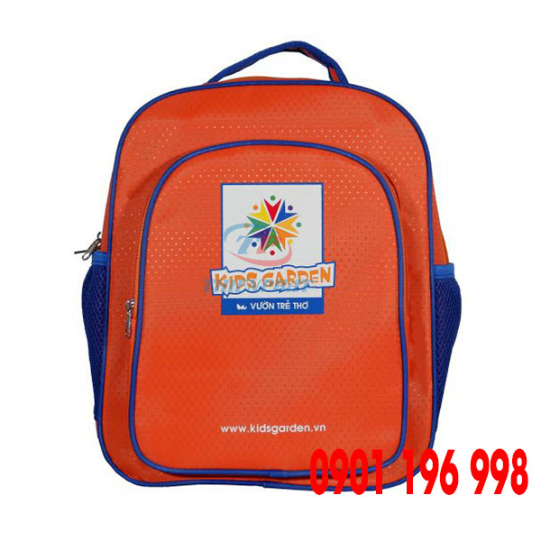 Sản xuất balo mẫu giáo in logo theo yêu cầu