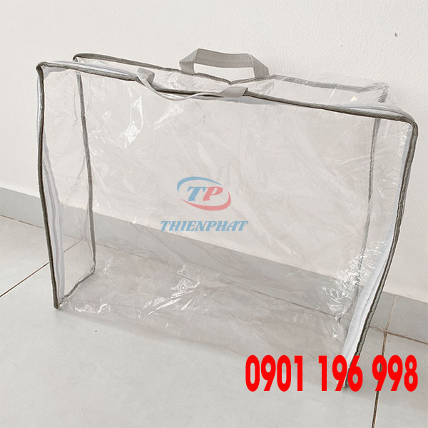 Xưởng may túi PVC trong suốt đựng chăn ga gối beding