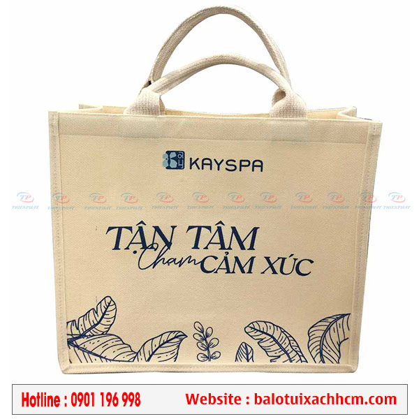 May túi vải đay doanh nghiệp làm quà tặng giá rẻ