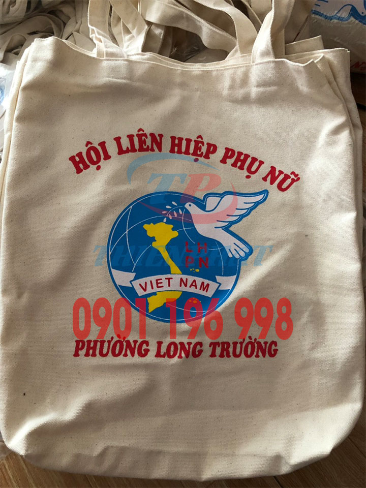 May túi vải bố mộc thời trang
