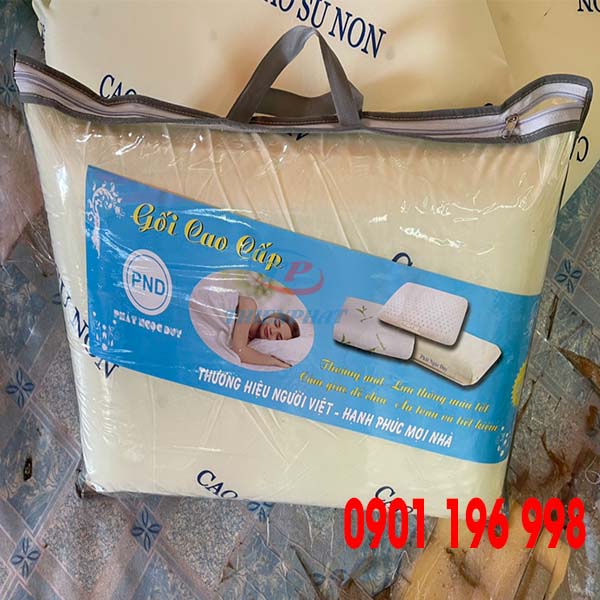 May túi PVC trong suốt đựng gối cao su non giá rẻ