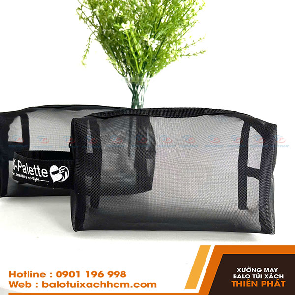 May ví lưới cao cấp thêu logo