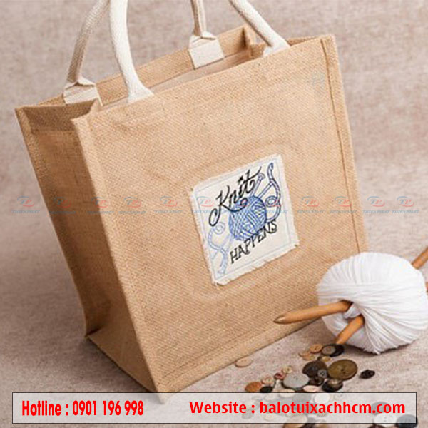 May túi vải đay in logo giá rẻ TPHCM